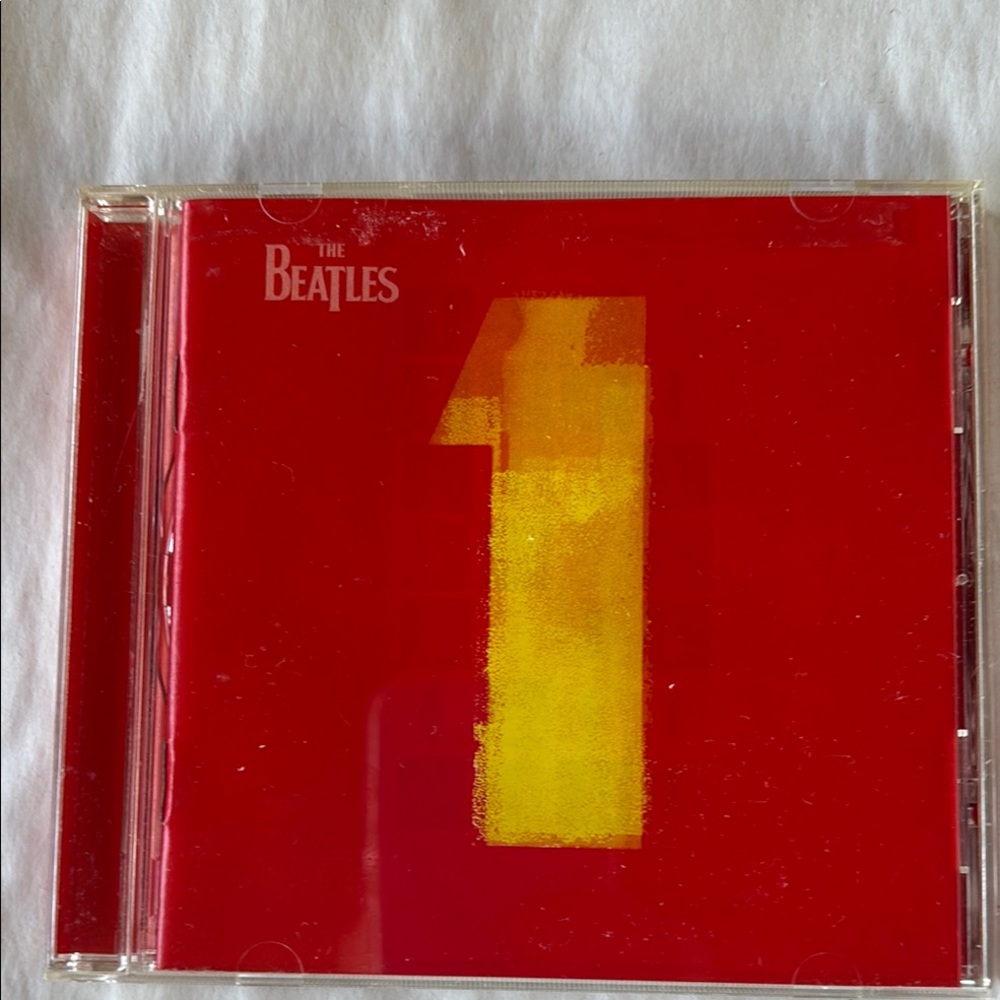 The Beatles Red and Yellow CD Case new without plastic